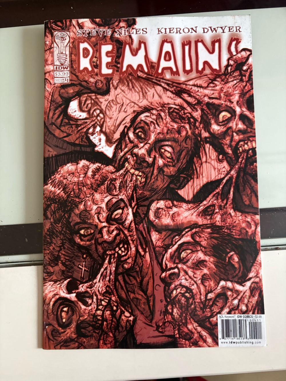 Remains #4 IDW Comics Steve Niles Kieron Dwyer Zombie Horror Comic 2004